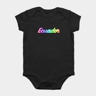 Ecuador Baby Bodysuit